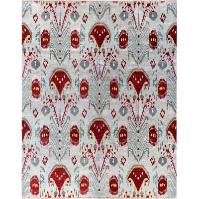 Overdyed One-of-a-Kind 8' 2" X 10' 3" Hand Knotted Area Rug