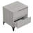 Norcross Contemporary 20.3" 2 Drawer Nightstand with Tapered Legs-70785503