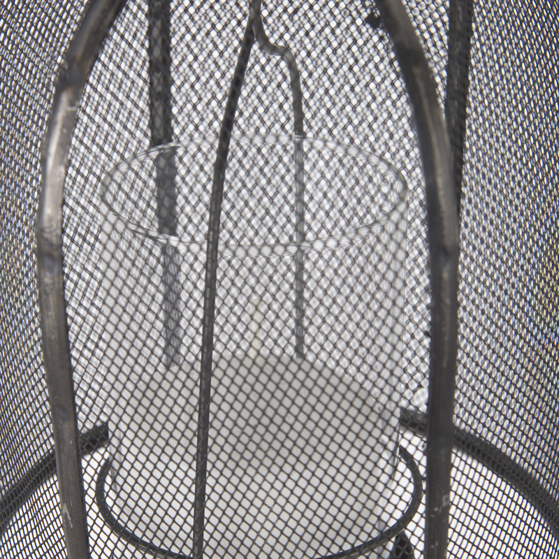 Porte-photophore mural en métal 43"