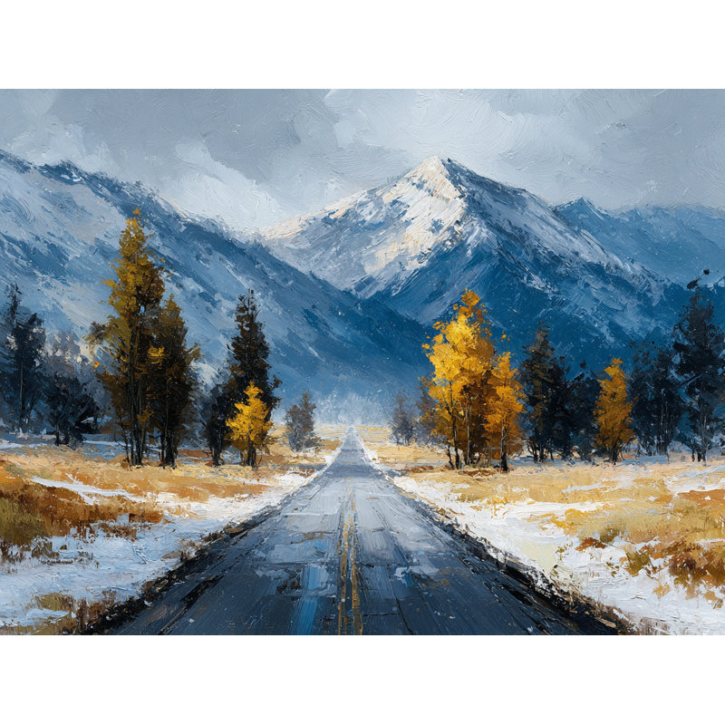 Art mural sur toile Golden Trees, 24 po x 36 po