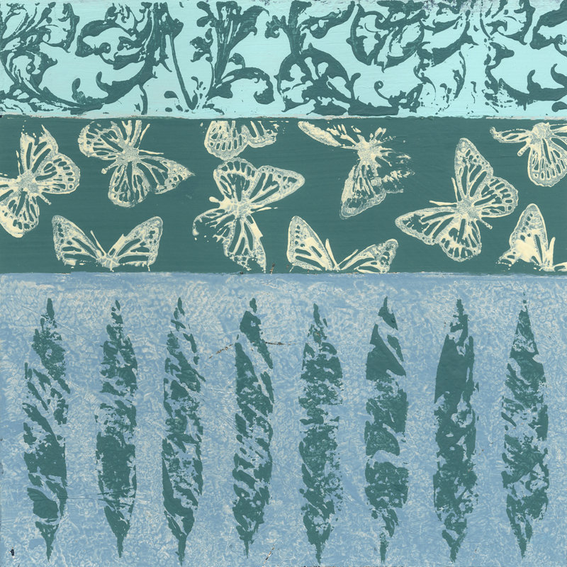 Natures Montage VI by Nancy Slocum - Wrapped Canvas Print, 30cm H x 30cm W