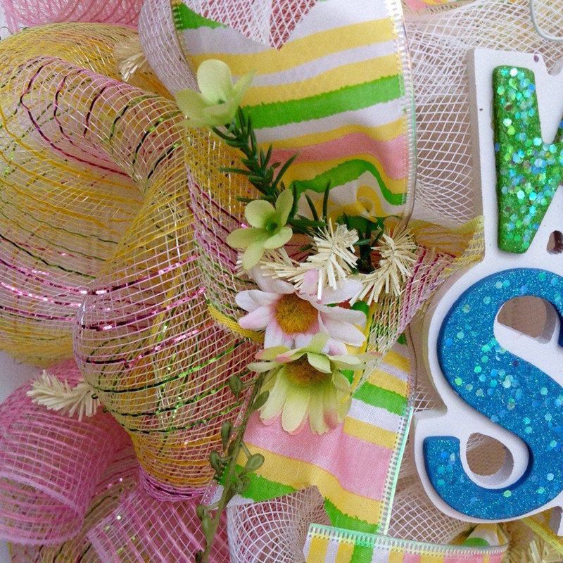 Glittering Spring Wreath