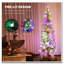 Arbre de Noël 6 pi avec crayons pré-éclairés-1747784341