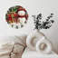 Noël-bonhomme de neige-horloge-avec-cadeaux