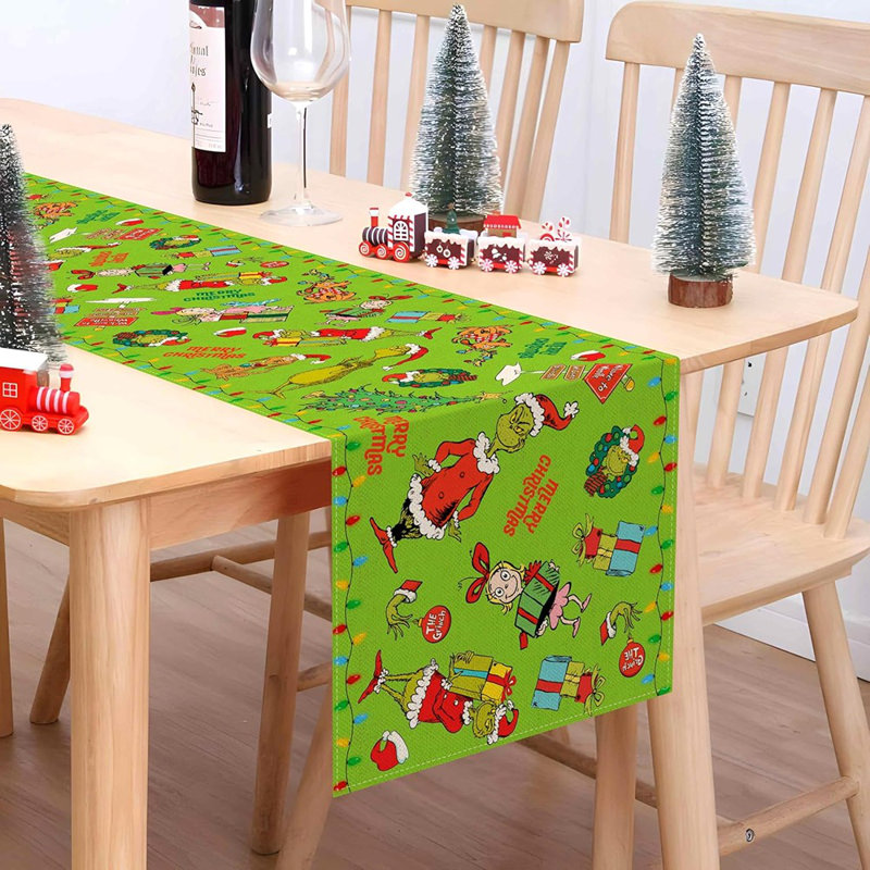 Chemin de table Merry Christmas