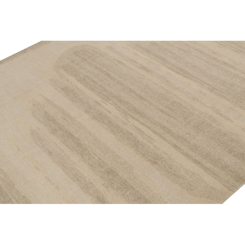 Distressed Homage Handmade Kilim Wool Abstract Area Rug, Rectangle 9' x 12'