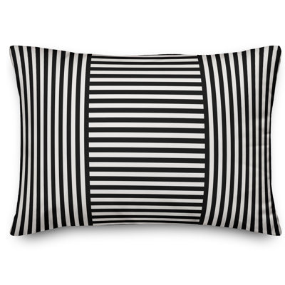  Patchwork Stripe Lumbar Pillow
