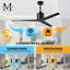 Eliza Outdoor Downrod Ceiling Fan-216976761-216976760