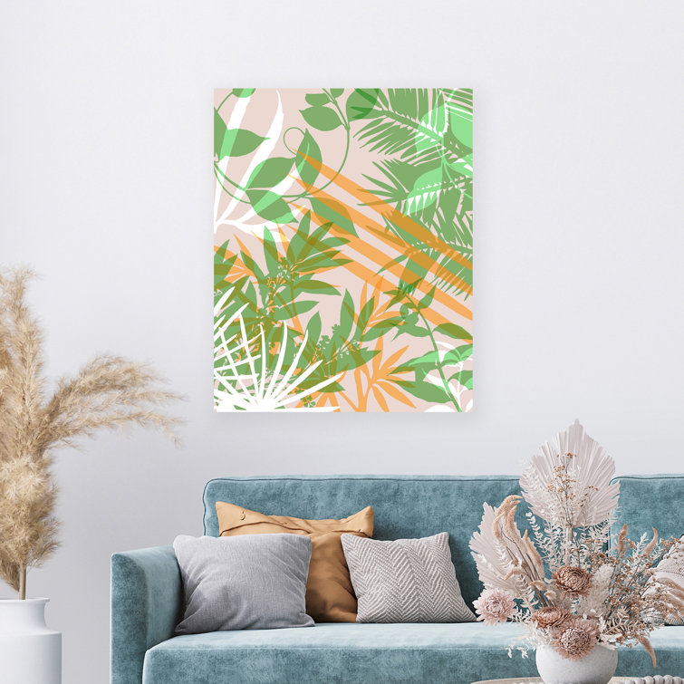 Nature Creative Modern Leaves Wall Art | Wayfair