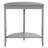 Florissant Transitional Half Moon Console Table with Bottom Shelf-331994656