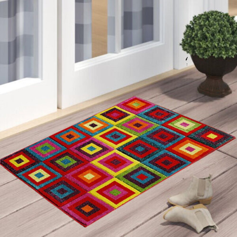 Gali Geometric 80cm X 150cm Area Rug, Rectangle 60 x 110cm