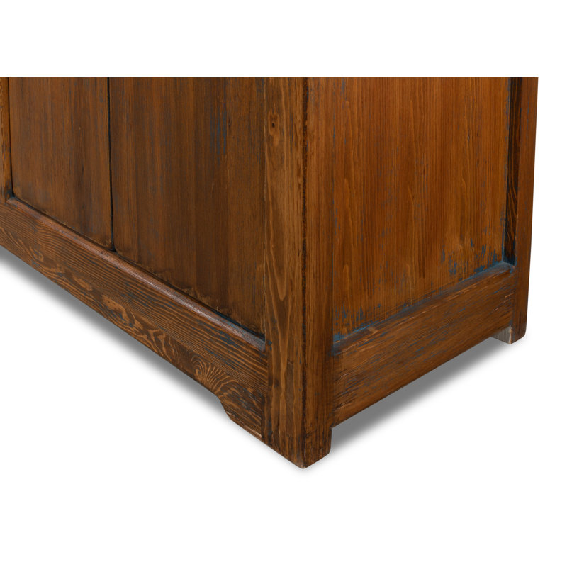 Momeyer 122'' W Solid Wood Sideboard, White/White