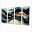 Covelle - art mural vagues - art mural moderne sur toile-165042505-165042506