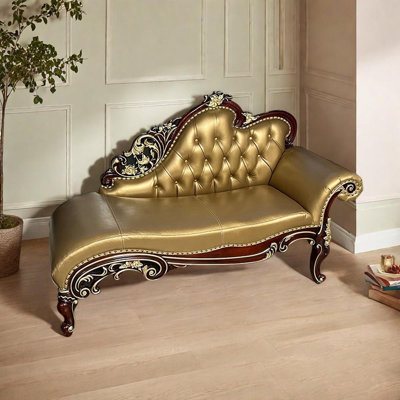 Chaise élégante en bois massif exquis