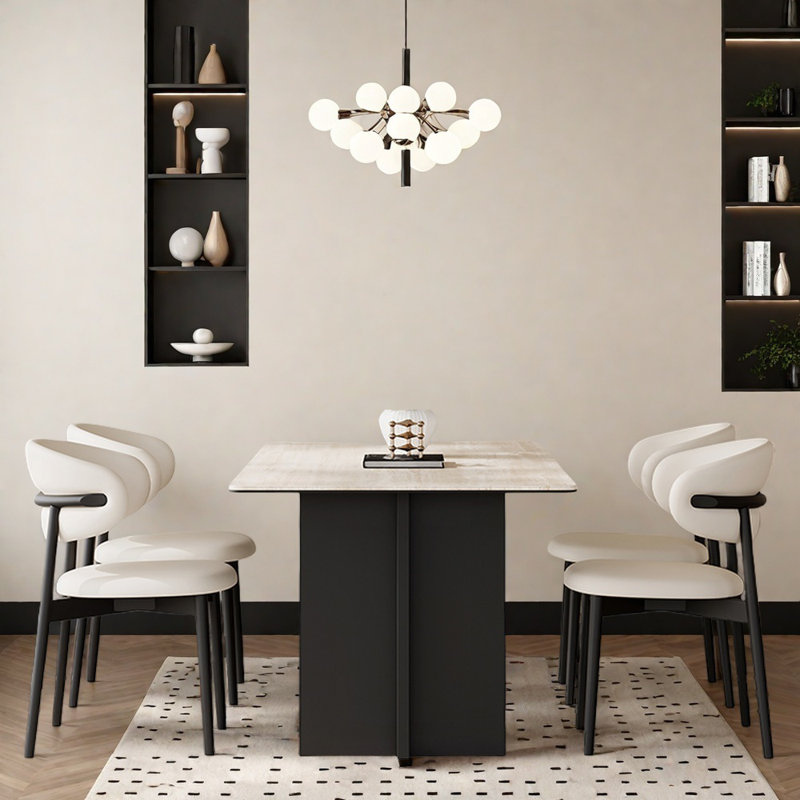 Ensemble de table de style français, H 29,52 po x L 55,11 po x l 31,19 po