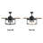 Crozet 910'' Ceiling Fan with Light Kit