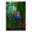 Art mural en verre 12 "x 16" «Jewels Jungle» par Carol Cavalaris de Bay Isle Home ™