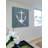 "White Anchor" Print on Wrapped Canvas-18743138