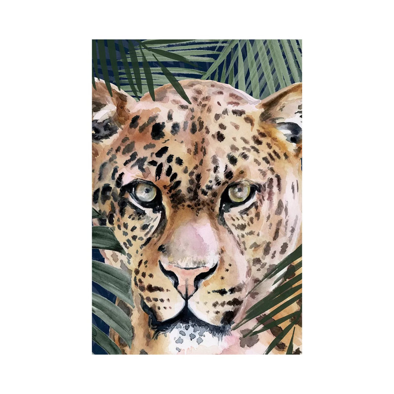 Jungle Cat II by Jennifer Paxton Parker - Wrapped Canvas Gallery-Wrapped Canvas Giclée, 20.32 cm H x 30.48 cm W