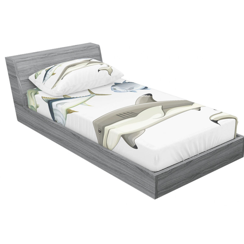 Microfiber Sheet Set, Twin XL Sheet Set with Fitted Sheet
