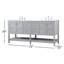 Ensemble de meuble-lavabo double 72 po Krish-1055073961