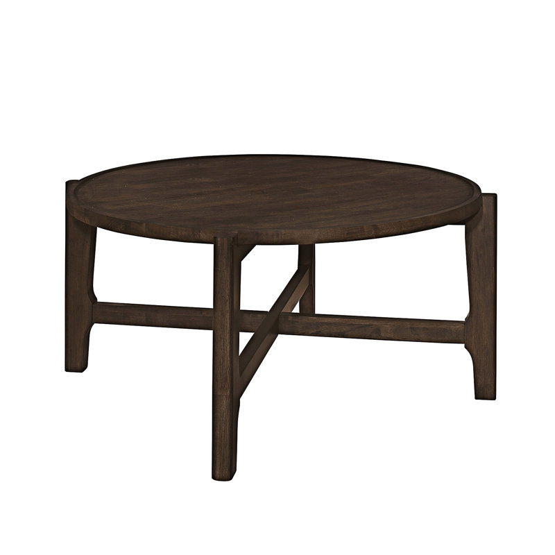 Round Wood Coffee Table