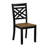 2-Tone Dining Chairs Set Of 2 Modern Farmhouse Wooden Furniture