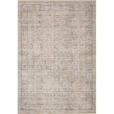 Tapis taupe / colombe Amber Lewis x Loloi Alie