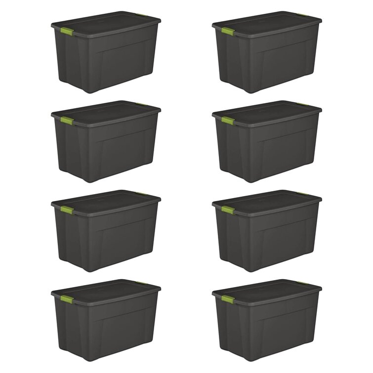 Sterilite Gray 35-Gallon Latch Storage Tote Container