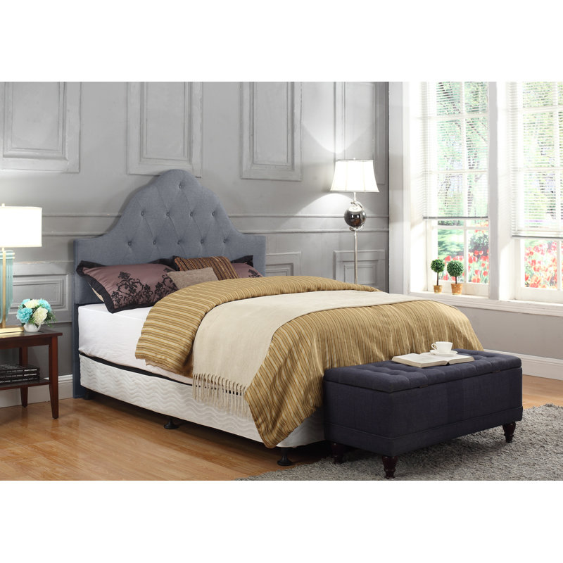 Nevada Upholstered Headboard, Gray