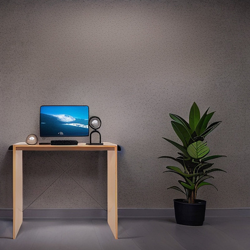 Hybrid X Desk Desk Shell, Beech