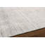 Tapis beige / ivoire en laine / coton tissé à la main sans motif et sans motif de couleur unie sans motif-337676671