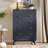 Modern 5 Drawer Dresser - Faux Marble Top & Curved Designsurface-1674987381