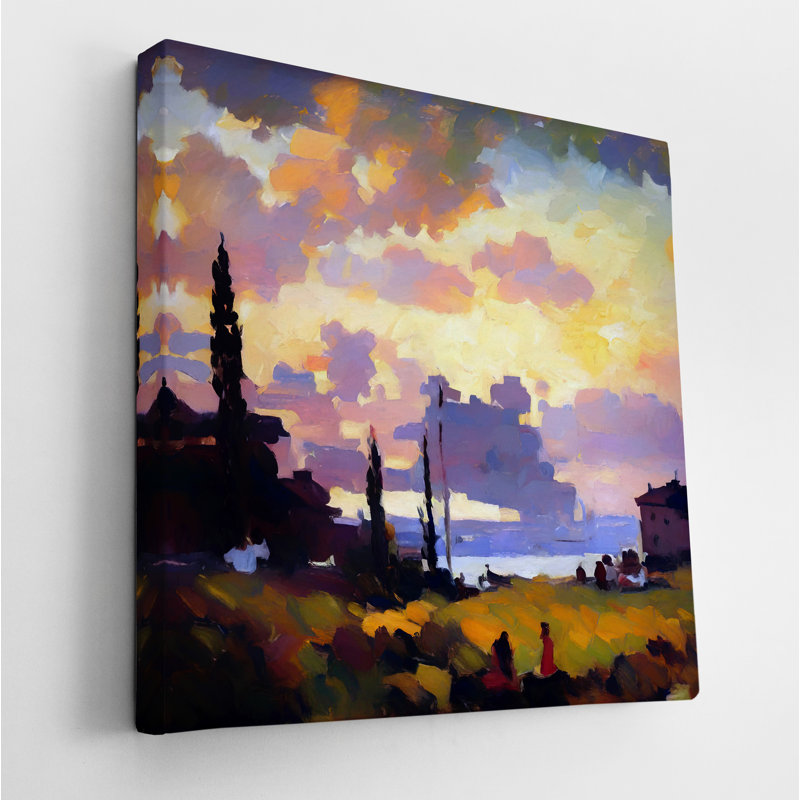 Watching The Sunset, 24" H x 24" W