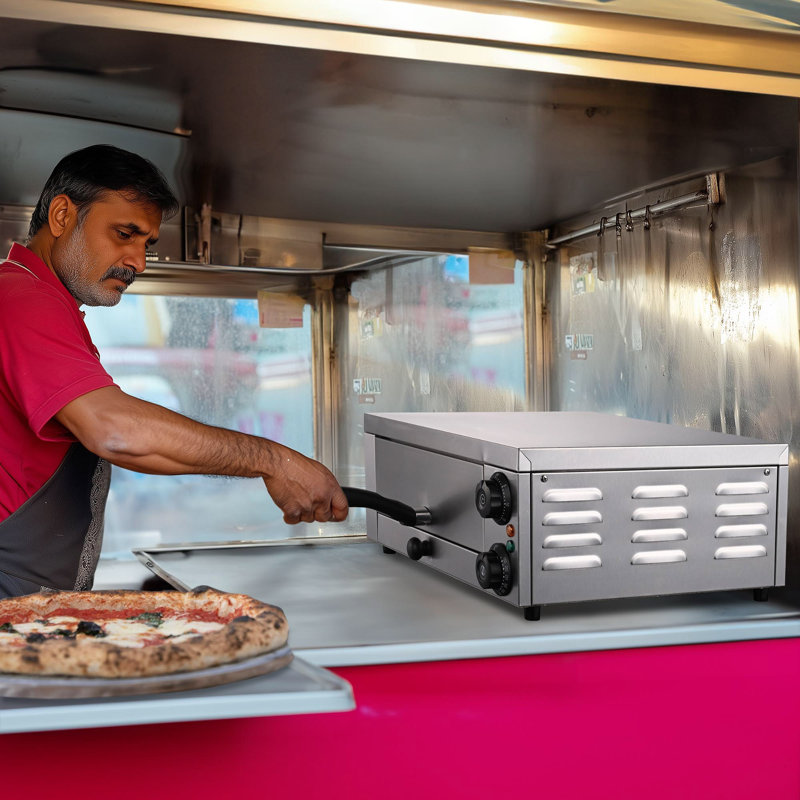 Four à pizza de comptoir WeChef 1300W pour pizza commerciale 12 "