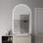 Rita 23.6 In. X 39.5 In. Arch Top LED Frameless Bathroom Vanity Mirror