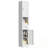Tall Bathroom Storage Cabinet with 2 Doors and Adjustable Shelves-83110490