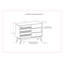 Dionza Solid Wood 1 - Door Rectangle Accent Cabinet