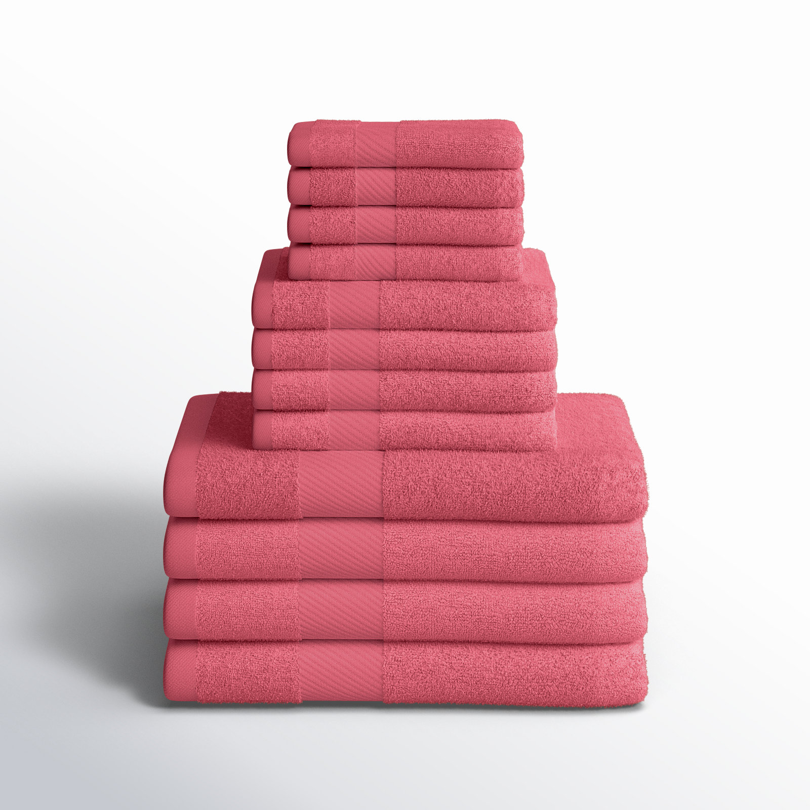 Birch Lane™ Amoy 100% Egyptian-Quality Cotton 12 Piece Bathroom Towel ...