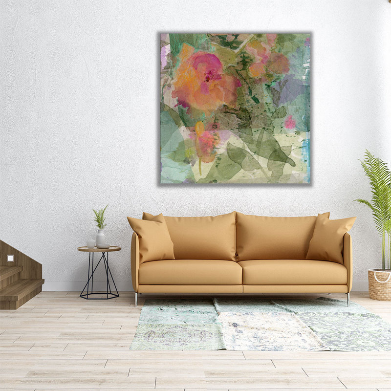 «Softly Summer IV», reproduction d'art sur toile, H 20 po x l 20 po
