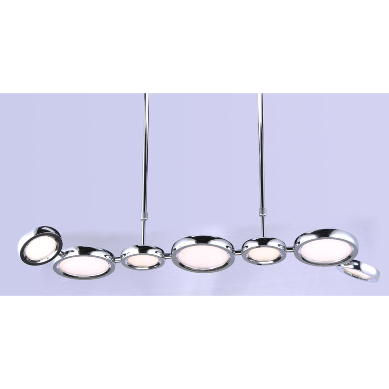 Brough 7 - Light LED Kitchen Island Pendant