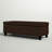 Faux Leather Ottoman