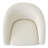 Set of 2 32" Wide Upholstered Teddy Sled Accent Chair