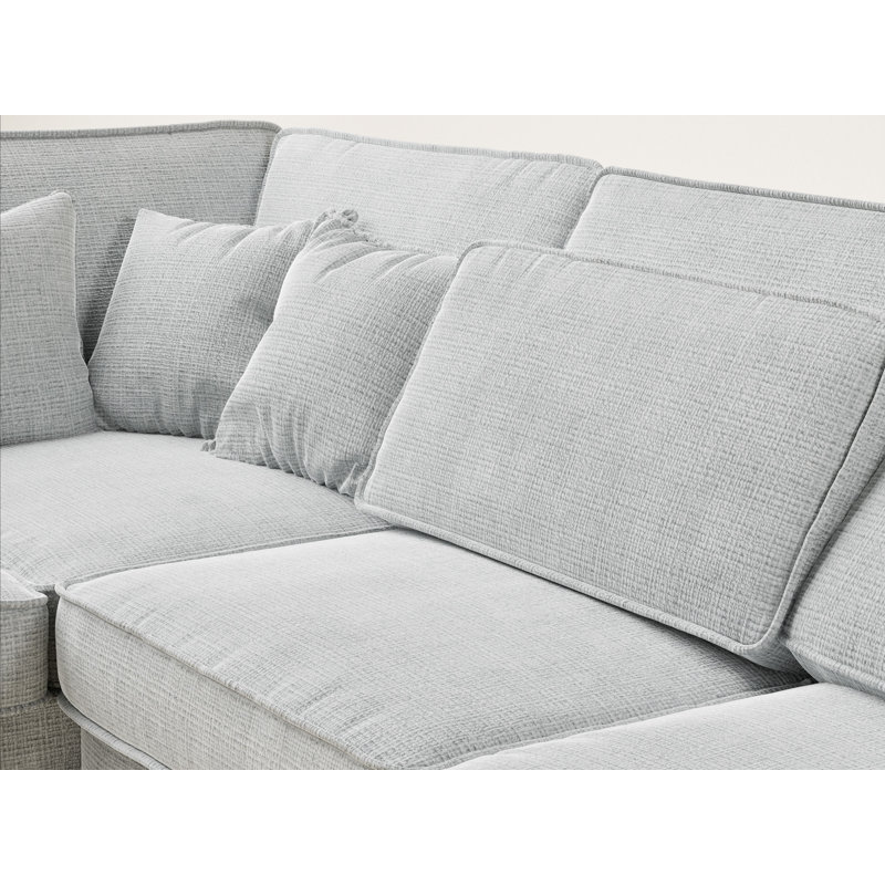 5 Seater Corner Sofa , Left Hand Facing, Grey