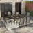 Bronislovas 8 - Person Patio Dining Set with Square Table-39100768