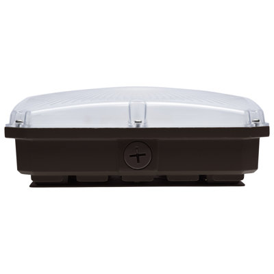 8.5 Inch LED Field Selectable Canopy Fixture With Sensor - 25/30/40 Watts - 3K/4K/5K CCT - 120-277 Range Voltage