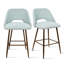 Tabouret de comptoir rembourré H 26 po Berneta-1112665479-1186250876