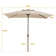 Wadebridge 10' x 6.5' Tilt Rectangular Market Umbrella