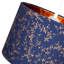 Modern Soft Cotton Fabric Lamp Shade with Shiny Foil Floral Decoration-938199284-999639883