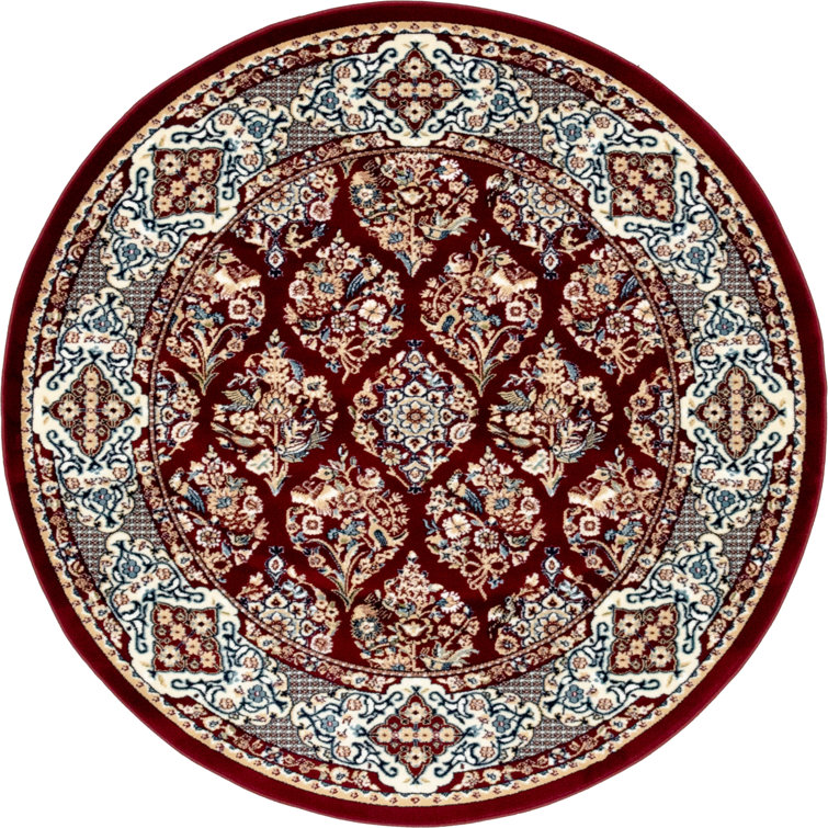 Tapis oriental bourgogne / beige Jackson